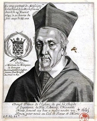 Porträt von François de La Rochefoucauld (1558–1645) – Gedenkseite