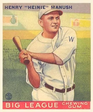 Porträt von Heinie Manush (1901–1971) – Gedenkseite