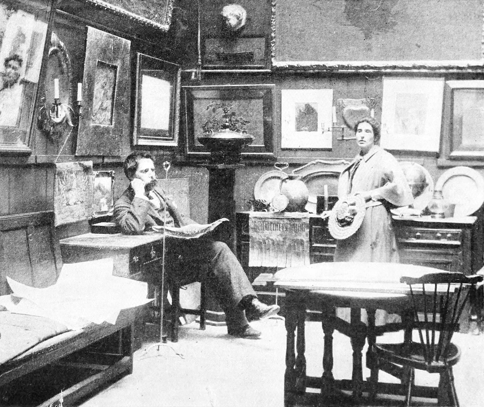 Porträt von Nelson Dawson (1859–1941) – Gedenkseite