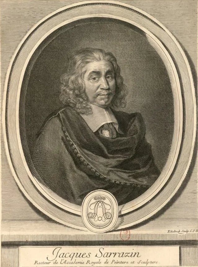 Porträt von Jacques Sarazin (1592–1660) – Gedenkseite