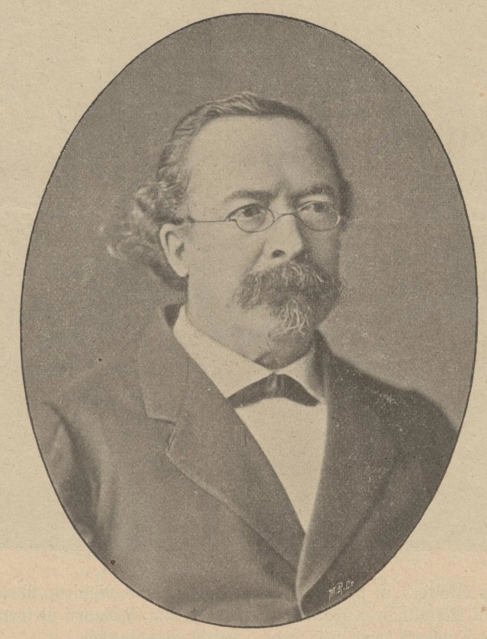 Porträt von Ferdinand Gottfried von Herder (1828–1896) – Gedenkseite