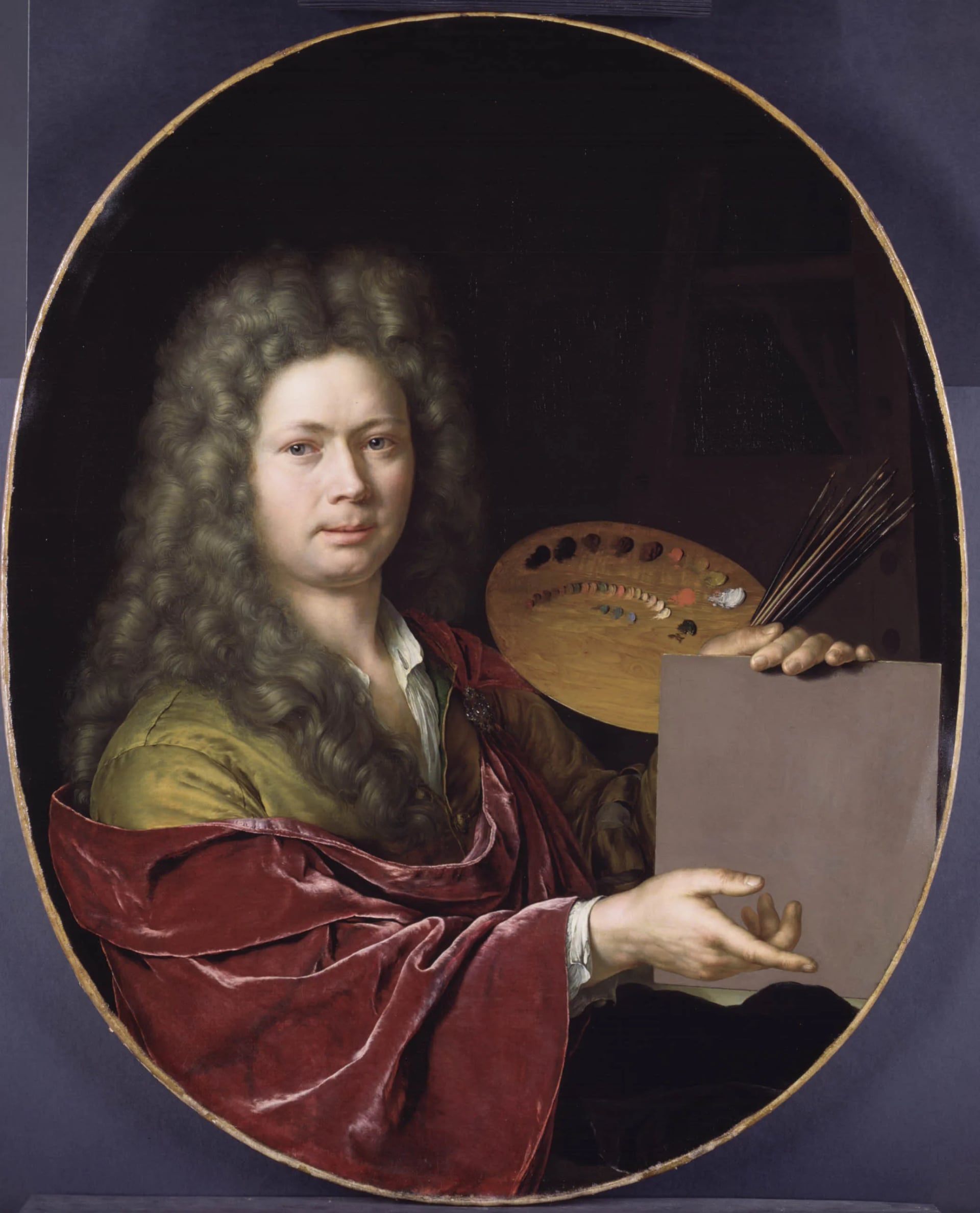 Porträt von Willem van Mieris (1662–1747) – Gedenkseite