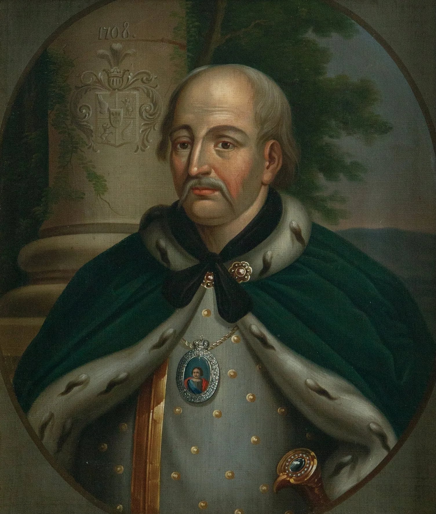 Porträt von Iwan Skoropadskyj (1646–1722) – Gedenkseite