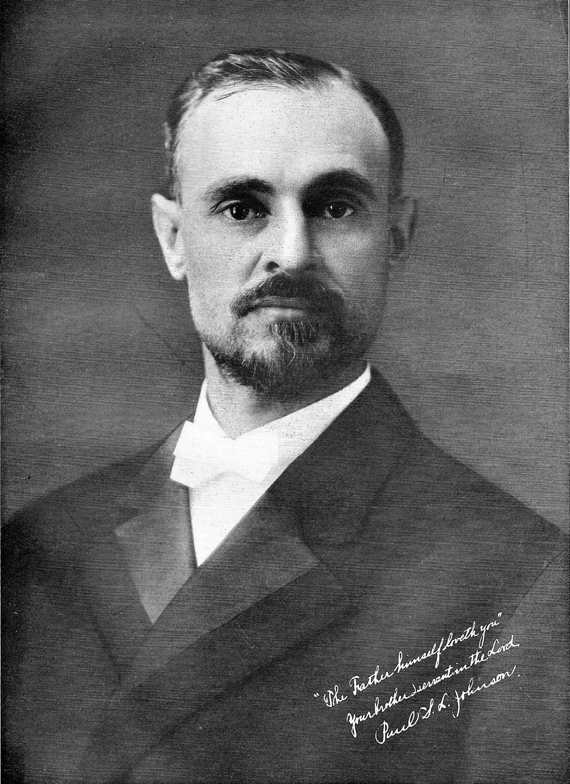 Porträt von Paul Samuel Leon Johnson (1873–1950) – Gedenkseite