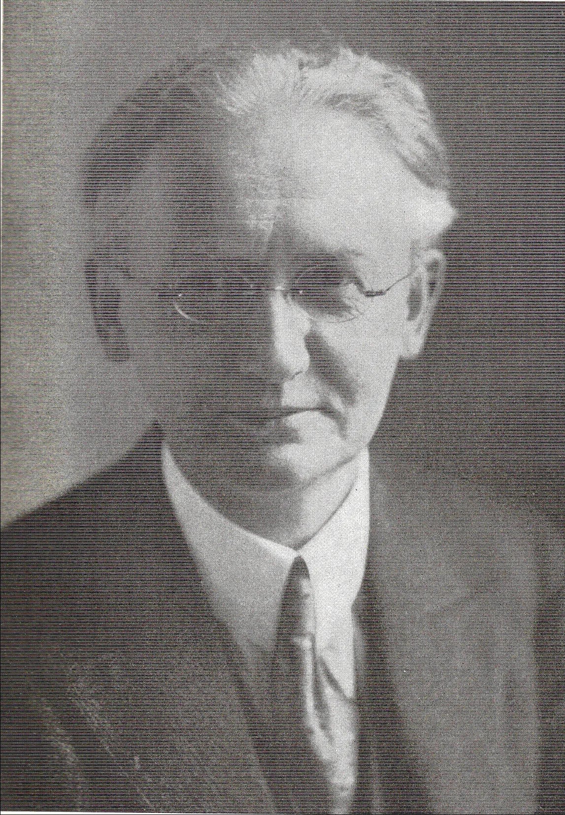 Portrait of Peder Gram (1881–1956) – memorial page
