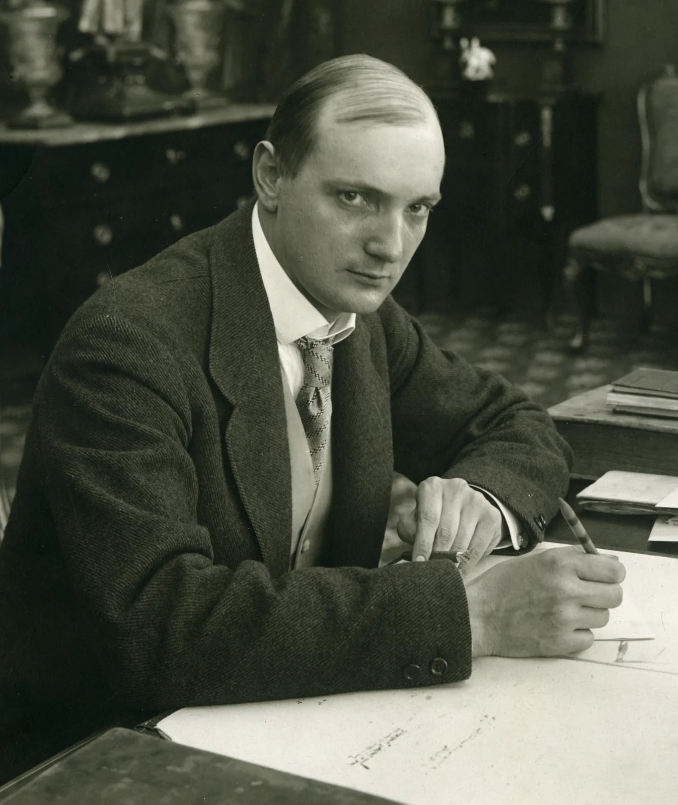 Portrait of Urban Gad (1879–1947) – memorial page
