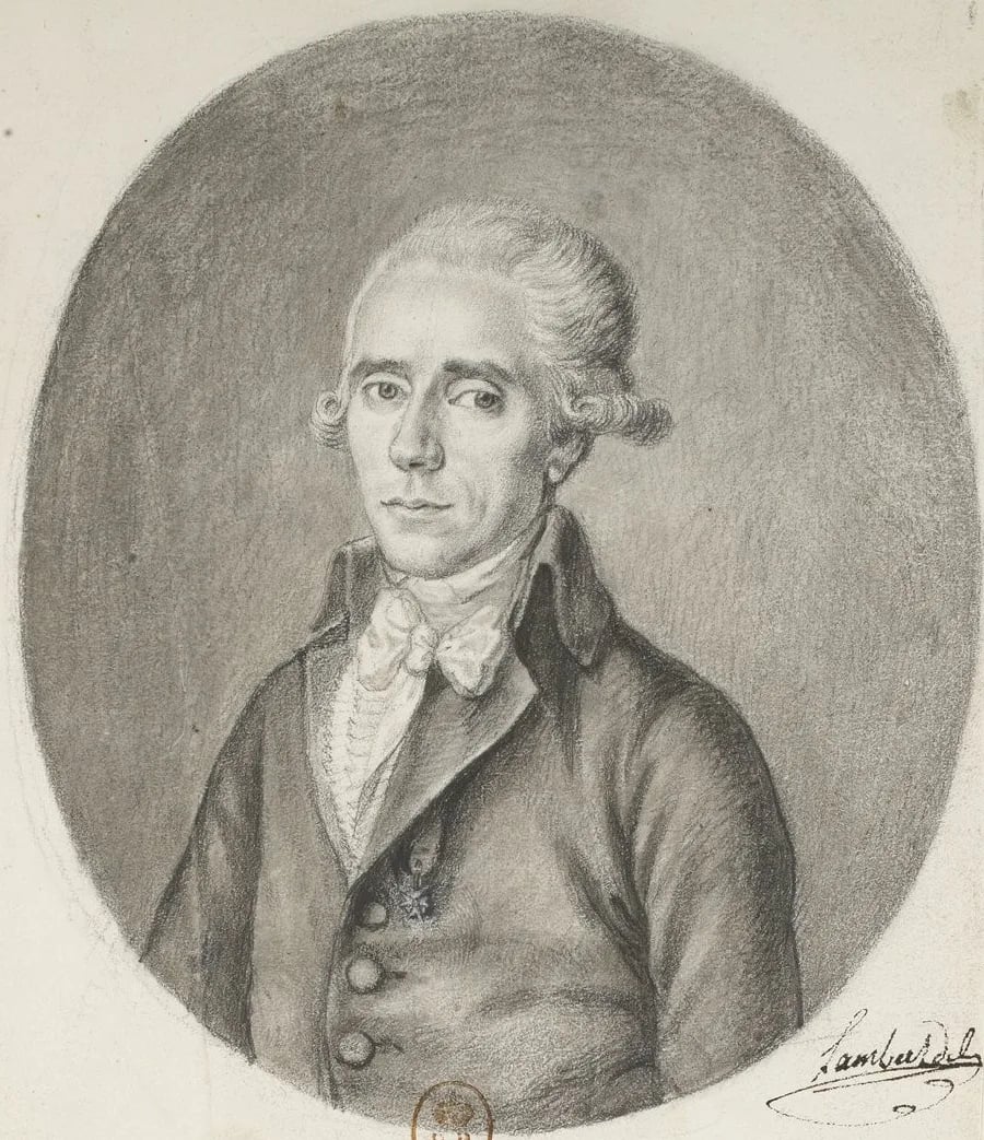 Porträt von Louis-Alphonse Savary de Lancosme (1750–1820) – Gedenkseite