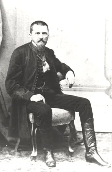 Porträt von Vilmos Zsigmondy (1821–1888) – Gedenkseite
