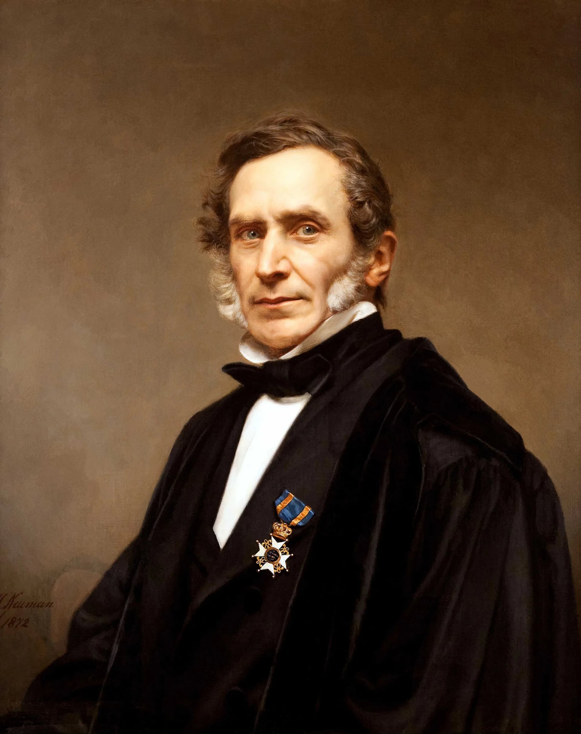 Porträt von Frederik Kaiser (1808–1872) – Gedenkseite