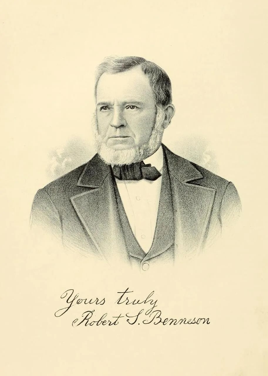 Portrait of Robert S. Benneson (1807–1893) – memorial page