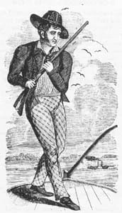 Portrait of Mike Fink (1770–1823) – memorial page