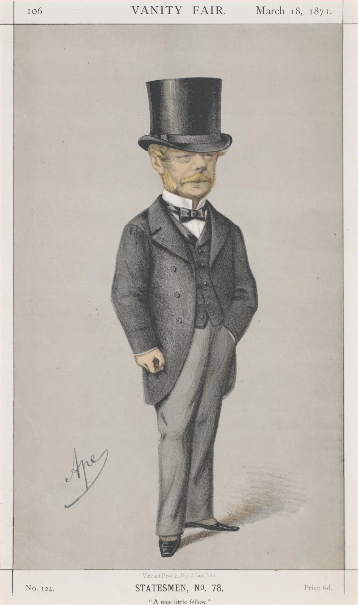 Porträt von Gerard Noel (1823–1911) – Gedenkseite