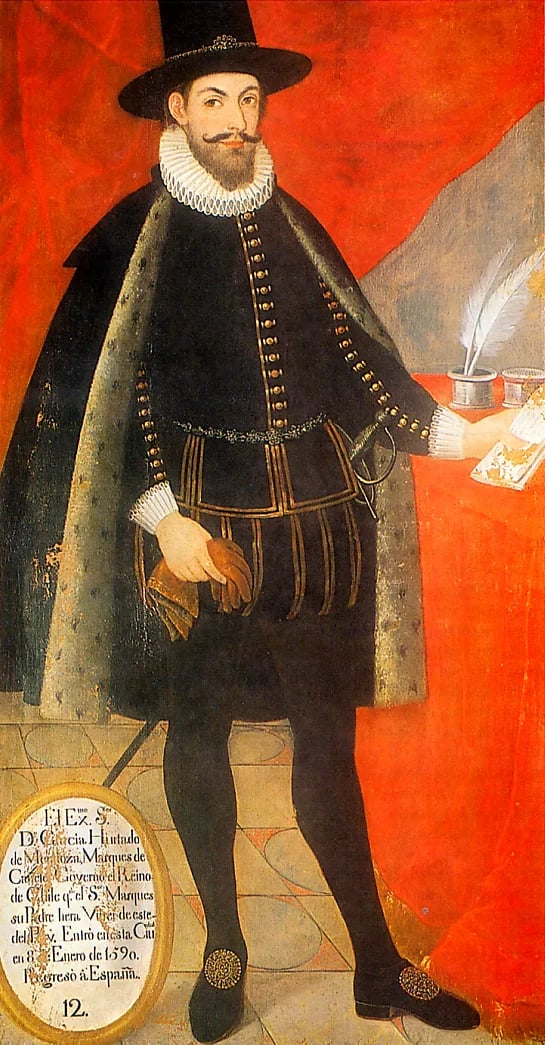 Portrait of García Hurtado de Mendoza (1535–1609) – memorial page