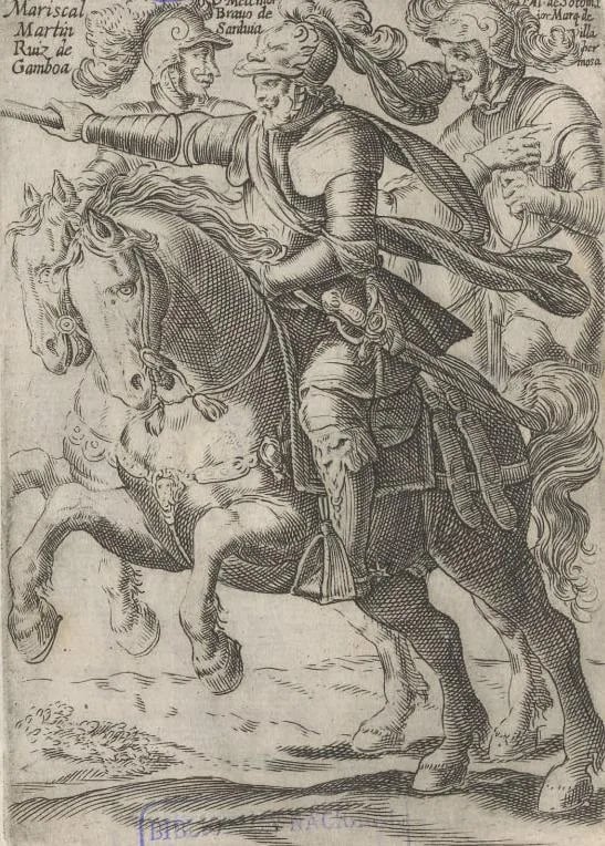 Porträt von Martín Ruiz de Gamboa (1533–1590) – Gedenkseite