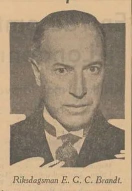 Porträt von Erik Brandt (1884–1955) – Gedenkseite