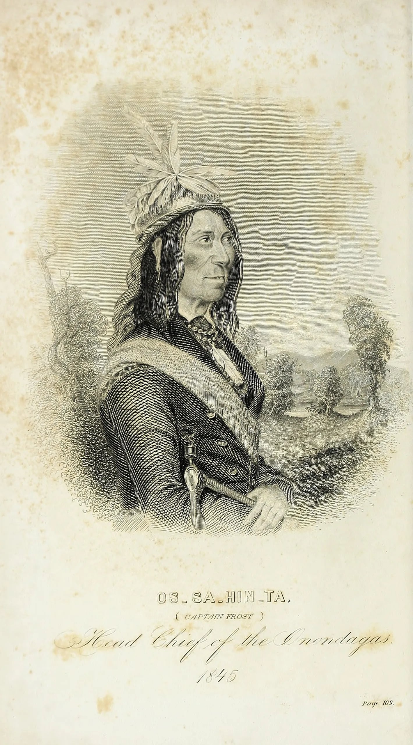 Porträt von Ossahinta (1760–1846) – Gedenkseite