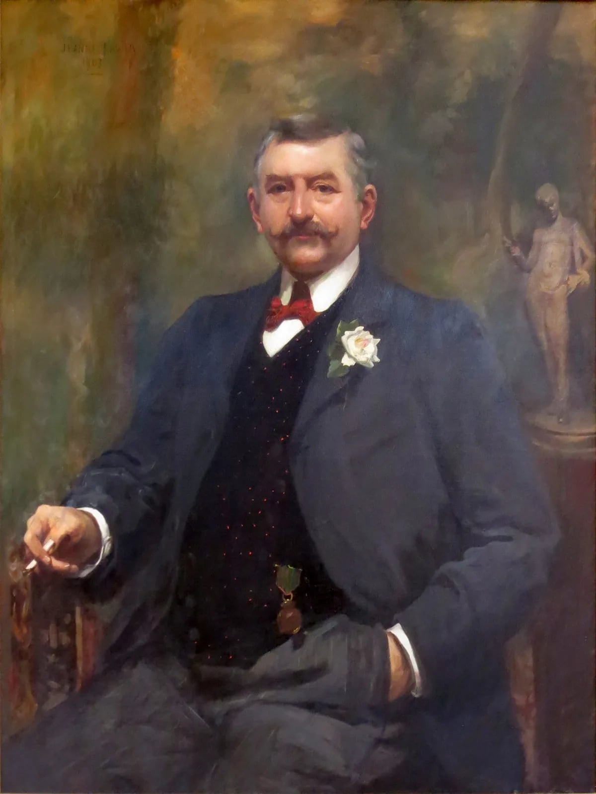 Porträt von Ernest Cognacq (1839–1928) – Gedenkseite