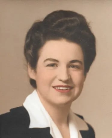 Porträt von Betty Rose Newell (1918–2022) – Gedenkseite
