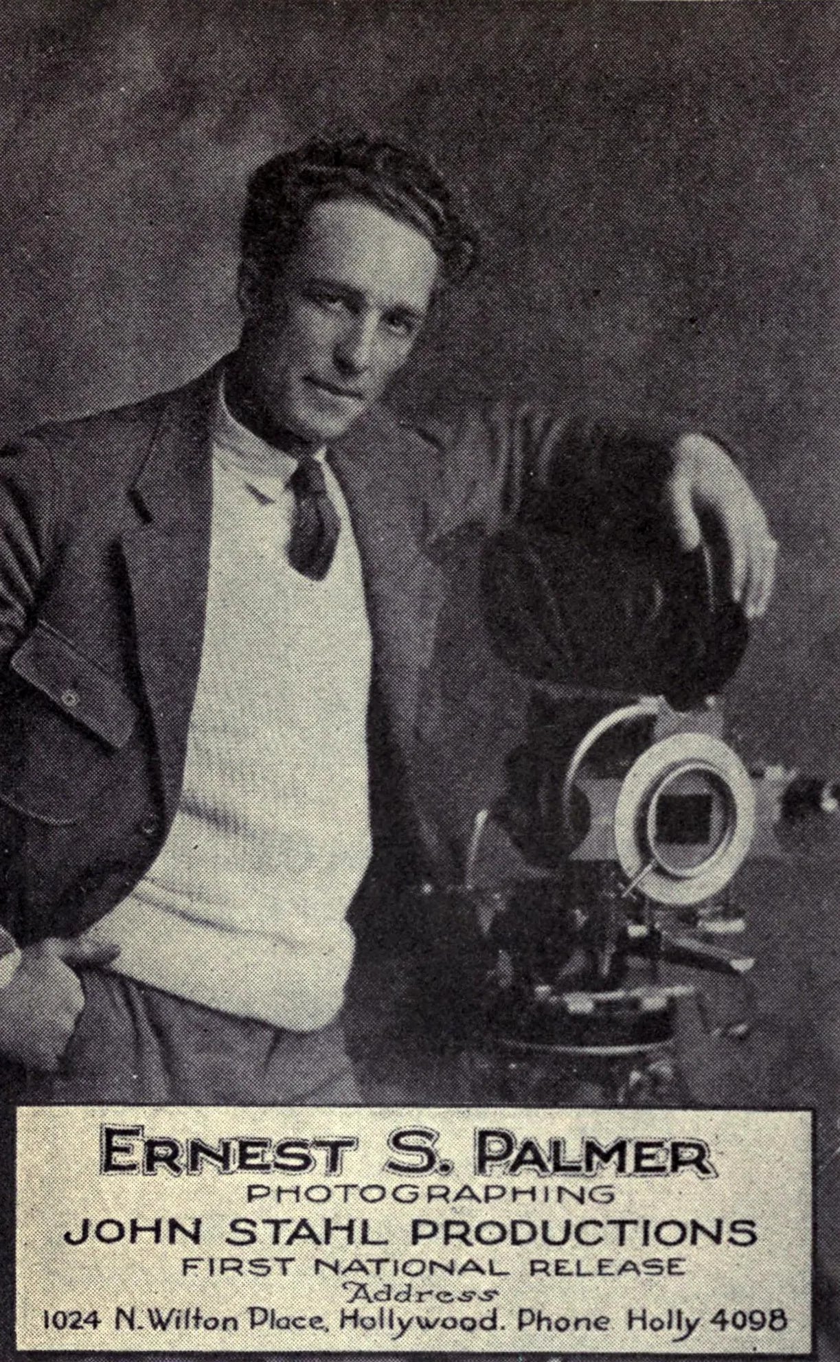 Portrait of Ernest Palmer (1885–1978) – memorial page