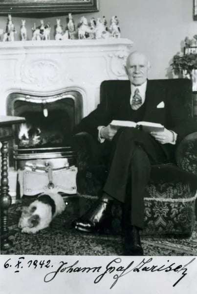 Porträt von Jan Larisch-Mönnich II. (1872–1962) – Gedenkseite