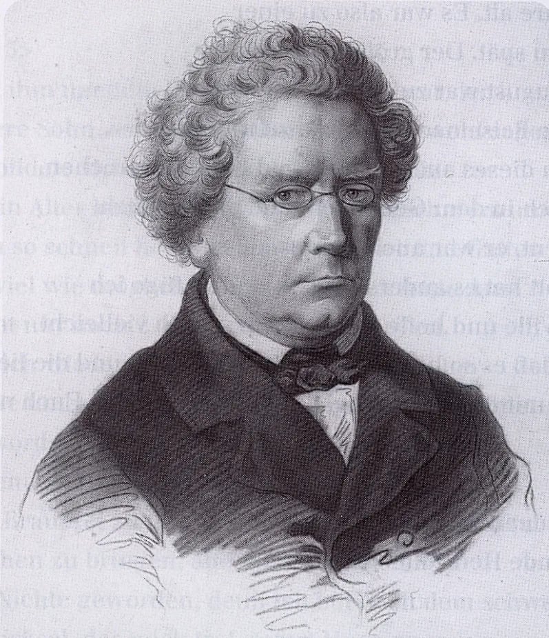 Porträt von Ernst Friedrich Kauffmann (1803–1856) – Gedenkseite