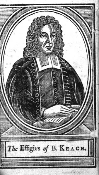 Porträt von Benjamin Keach (1640–1704) – Gedenkseite