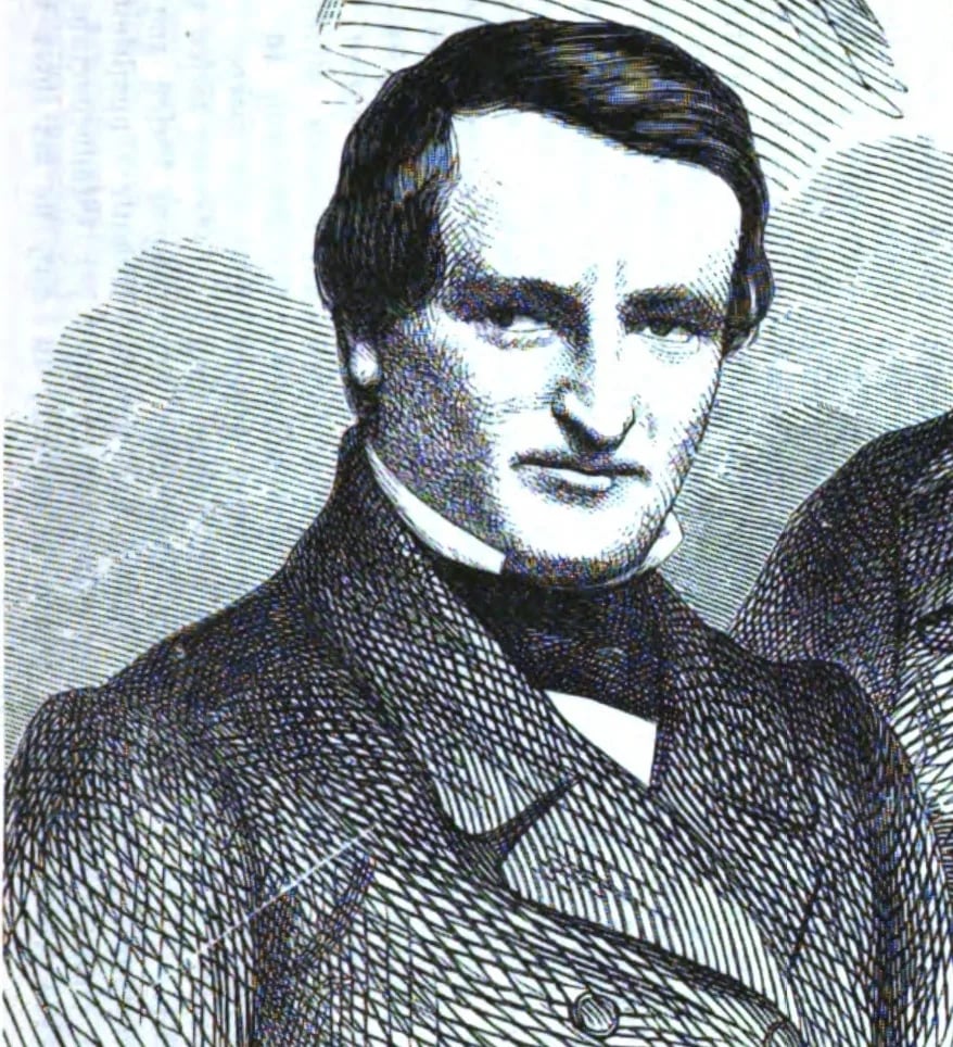 Porträt von Ernst Friedrich Versmann (1814–1873) – Gedenkseite