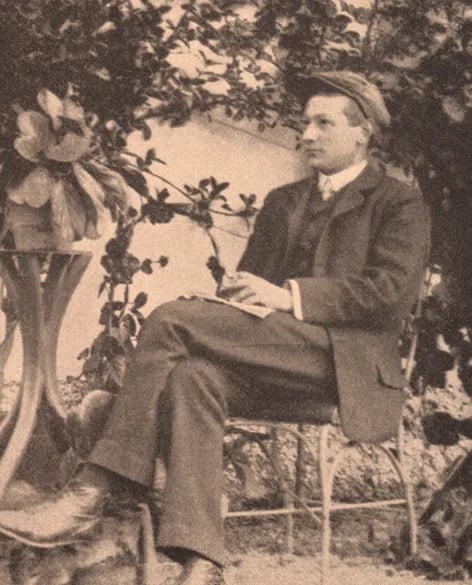 Porträt von Ernst Goll (1887–1912) – Gedenkseite