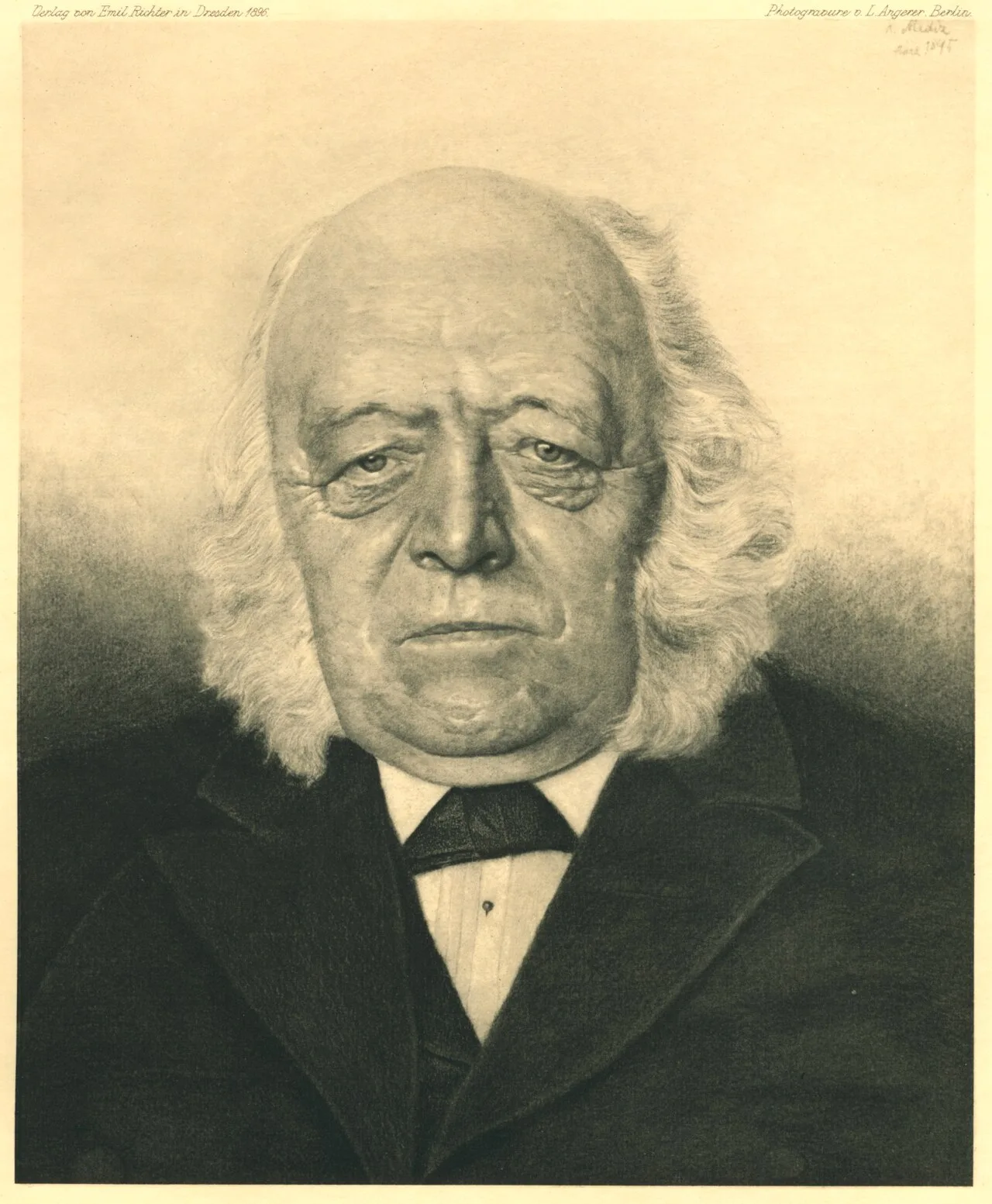 Porträt von Ernst Julius Meier (1828–1897) – Gedenkseite