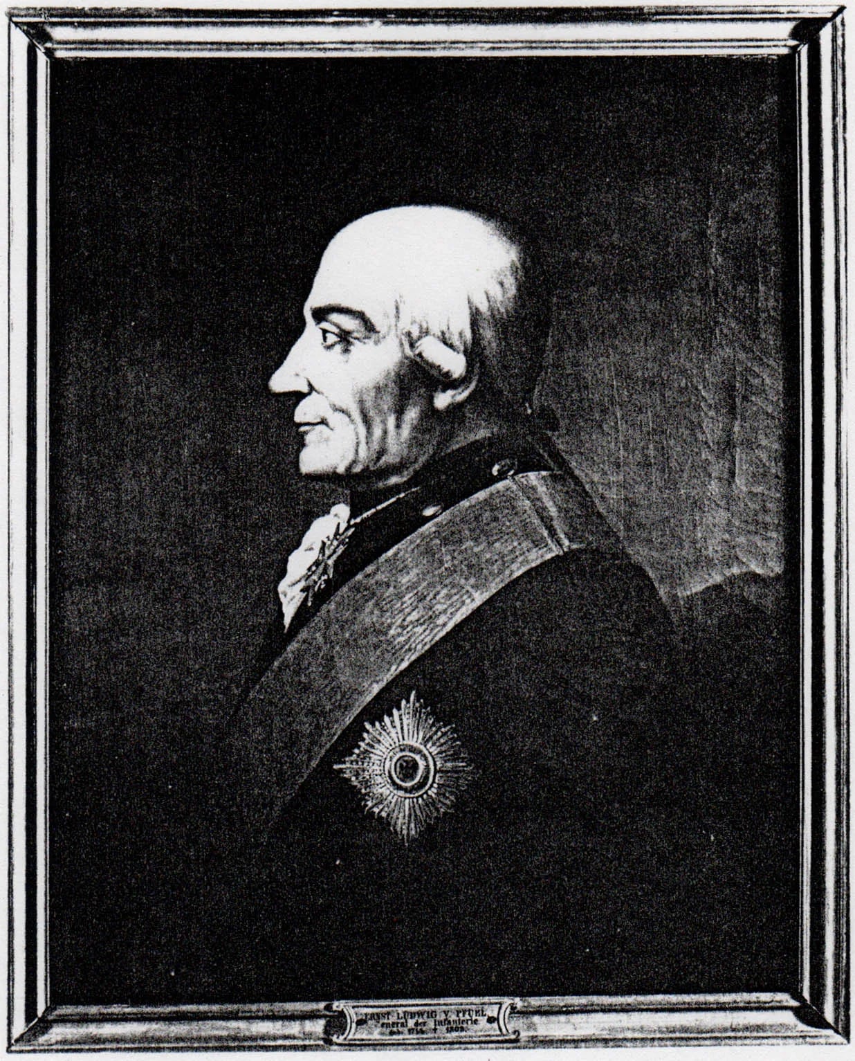 Portrait of Ernst Ludwig von Pfuhl (1716–1798) – memorial page