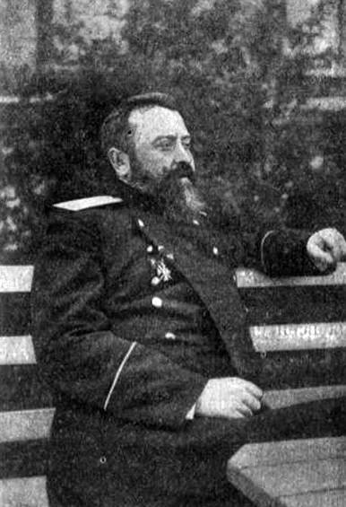 Porträt von Anatoli Andrejewitsch Iwanow (1852–1907) – Gedenkseite