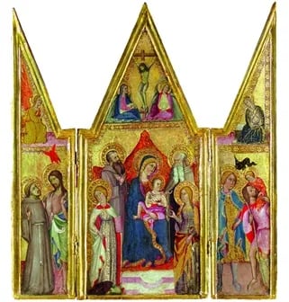 Porträt von Paolo di Giovanni Fei (1345–1411) – Gedenkseite