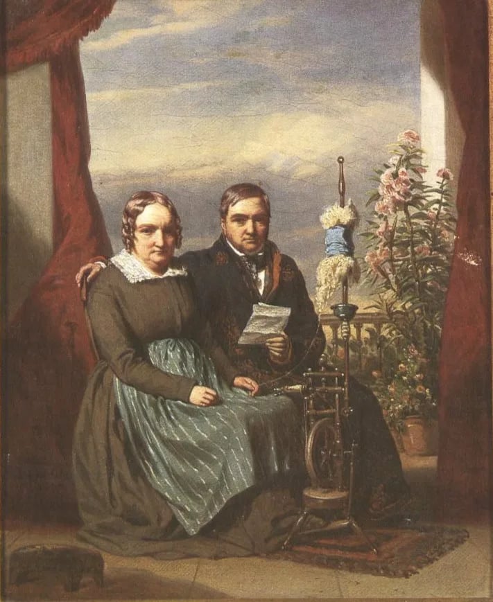 Porträt von Friedrich Ludwig Bassermann (1782–1865) – Gedenkseite