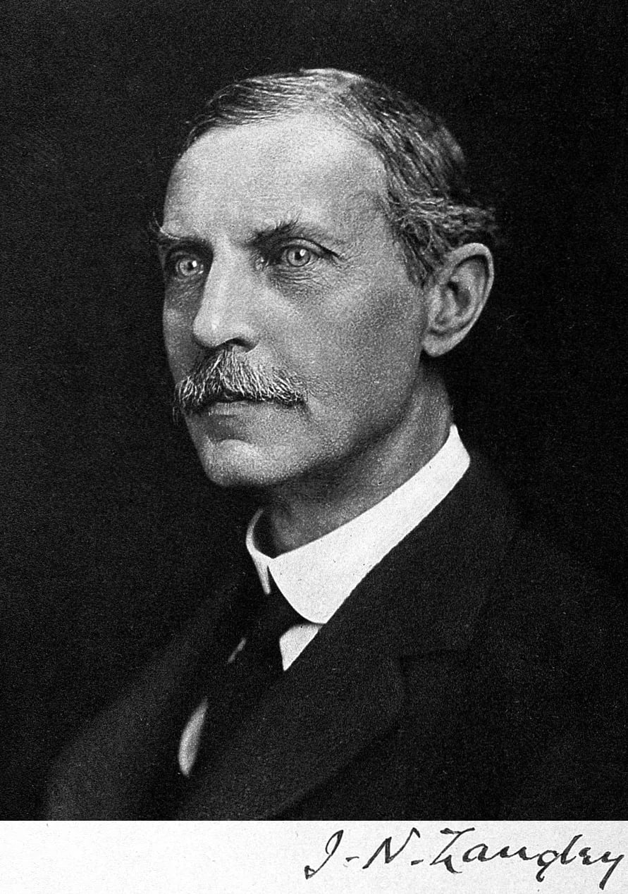 Portrait of John Newport Langley (1852–1925) – memorial page