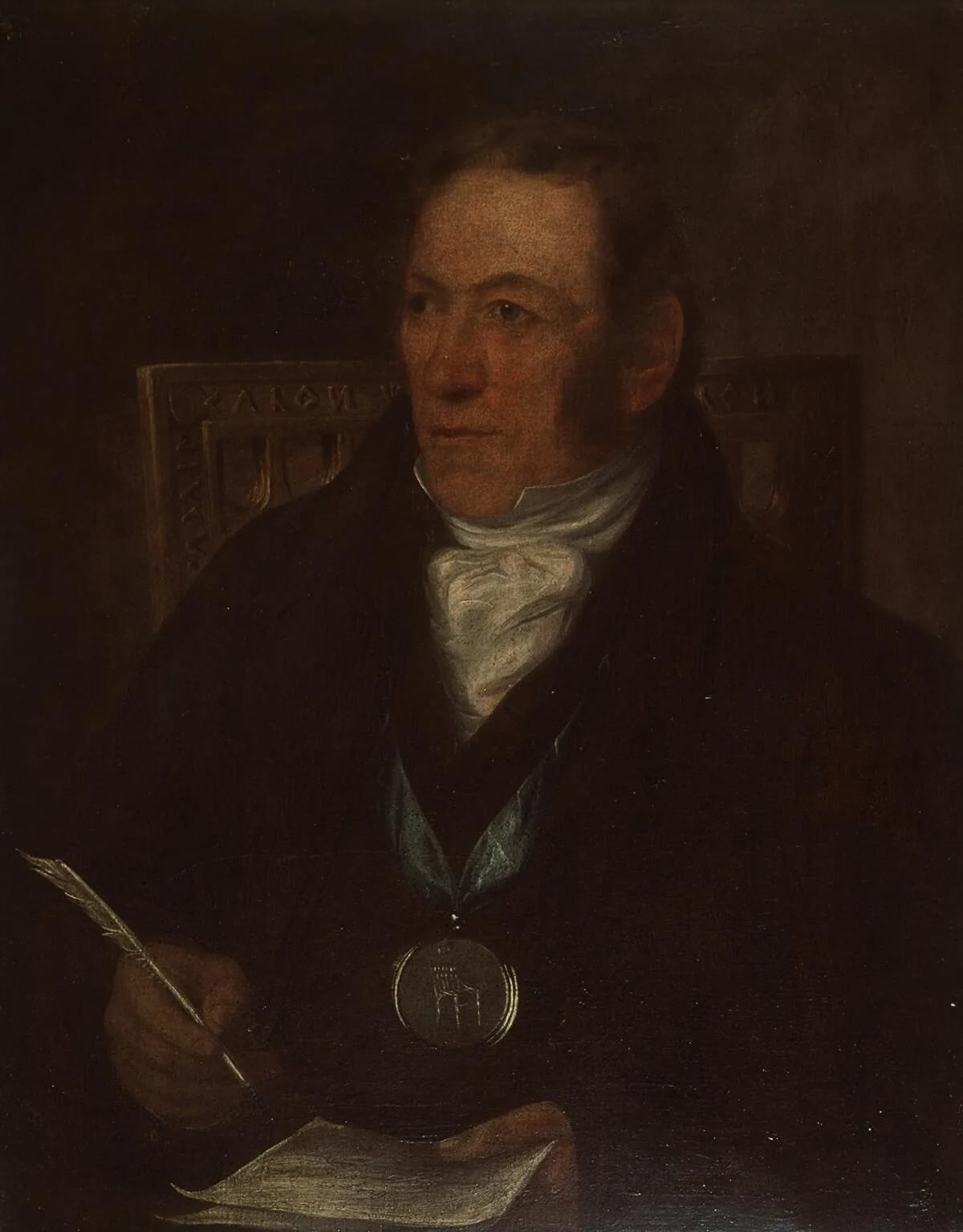Porträt von Gwallter Mechain (1761–1849) – Gedenkseite