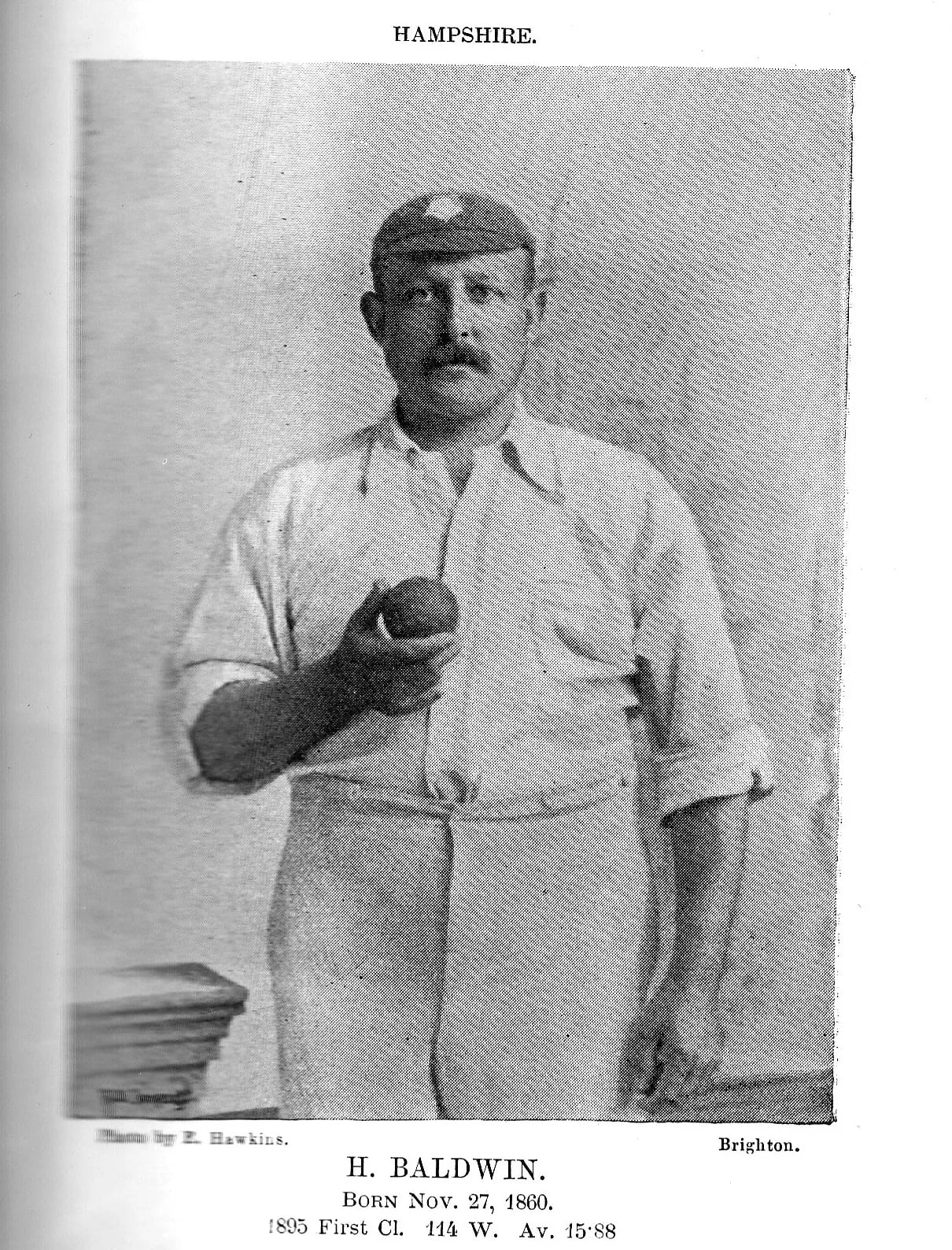 Porträt von Harry Baldwin (1860–1935) – Gedenkseite