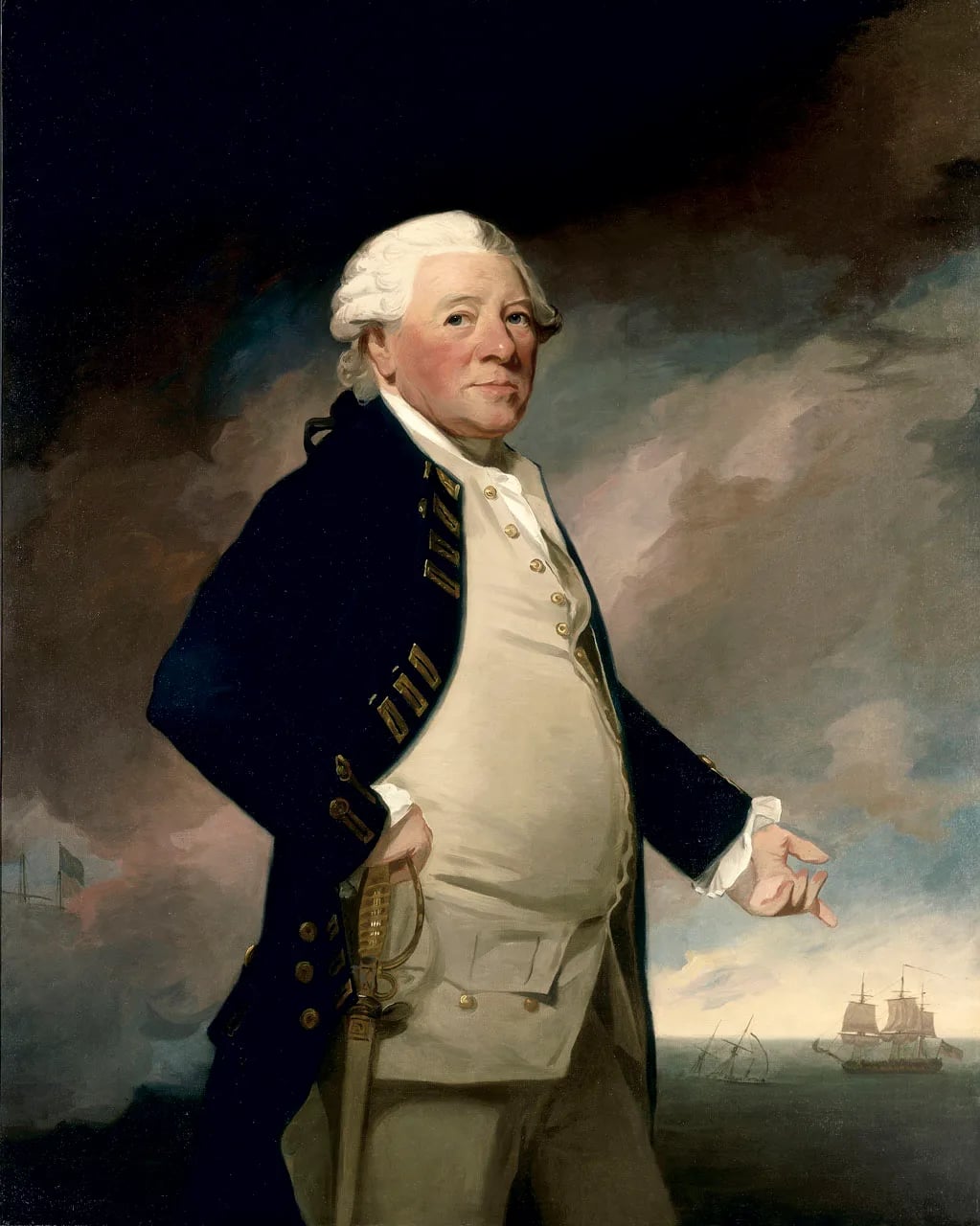 Portrait of Hyde Parker (1714–1782) – memorial page