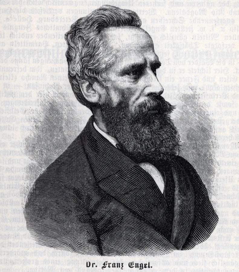 Portrait of Franz Engel (1834–1920) – memorial page