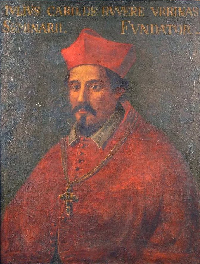 Porträt von Giulio della Rovere (1533–1578) – Gedenkseite