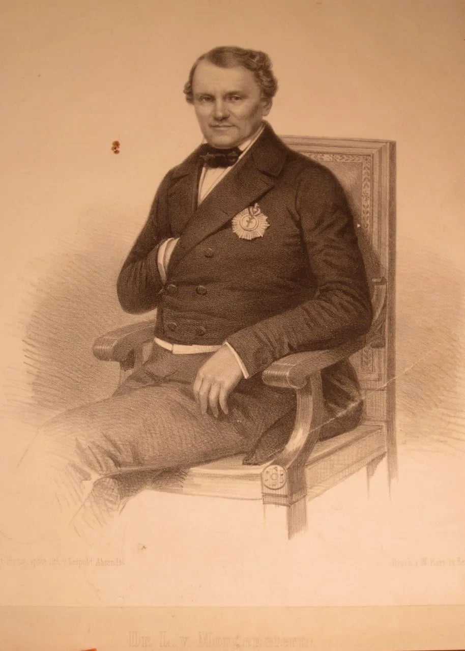 Porträt von Leopold von Morgenstern (1790–1864) – Gedenkseite