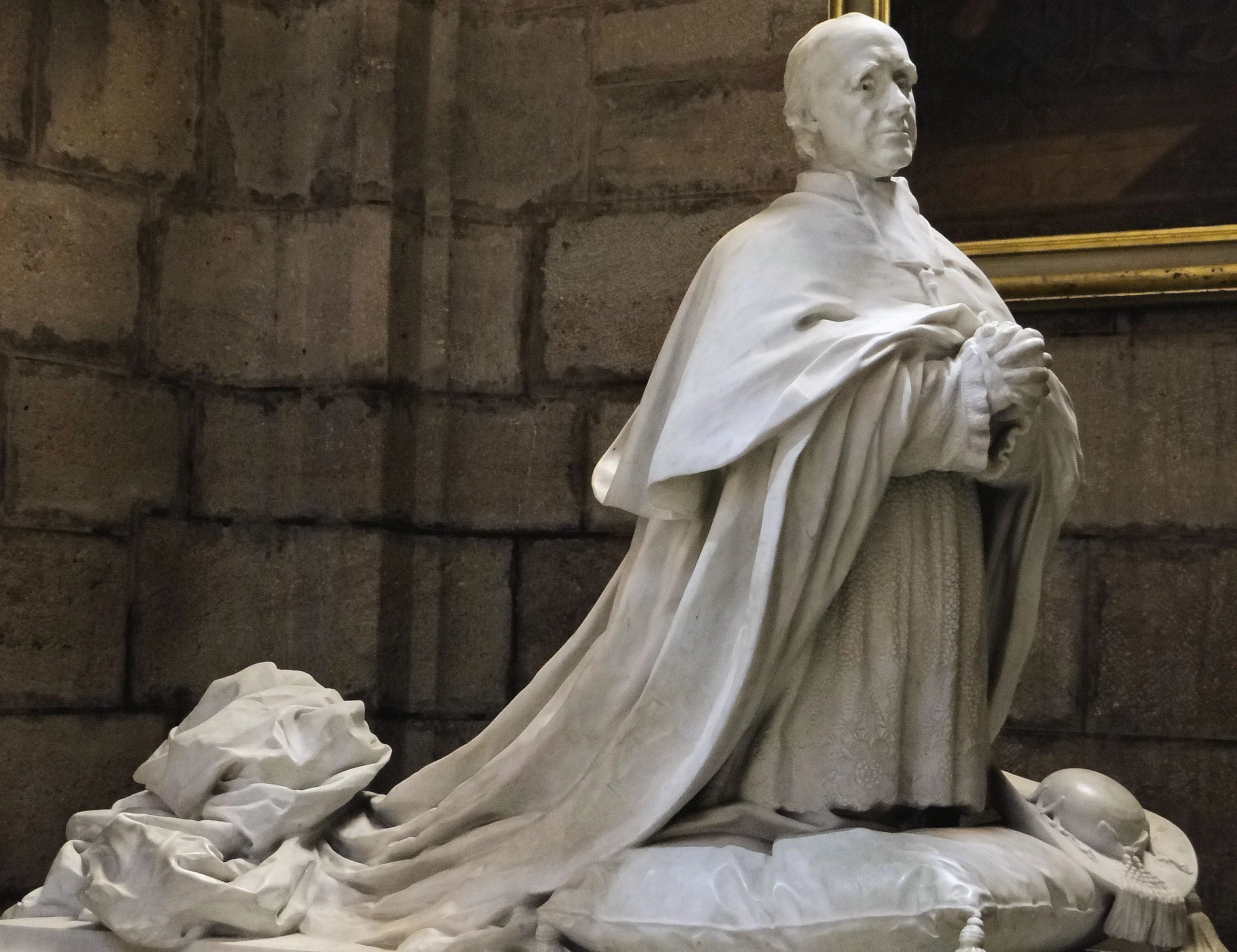 Porträt von Joseph-Christian-Ernest Bourret (1827–1896) – Gedenkseite