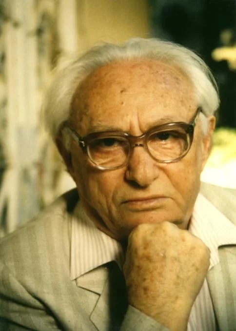 Porträt von Israel Eldad (1910–1996) – Gedenkseite