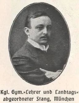 Porträt von Georg Stang (1880–1951) – Gedenkseite