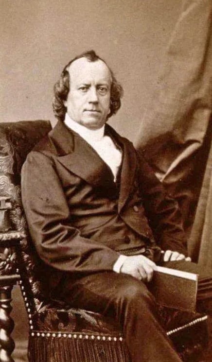 Porträt von Johann Wilhelm Baum (1809–1878) – Gedenkseite