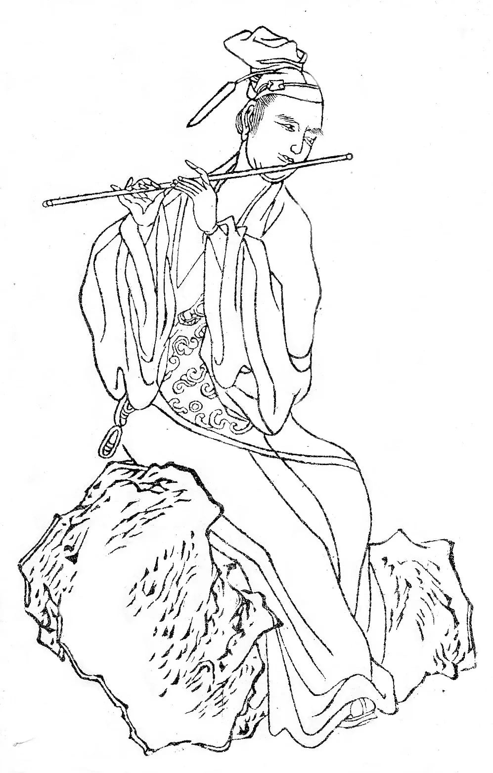 Porträt von Wen Tingyun (812–870) – Gedenkseite