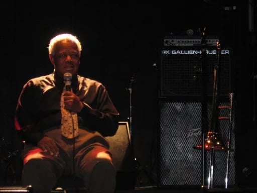 Porträt von Slide Hampton (1932–2021) – Gedenkseite