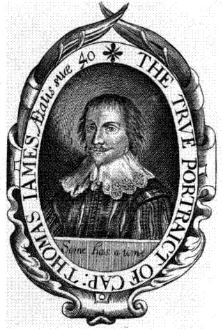 Porträt von Thomas James (1593–1635) – Gedenkseite