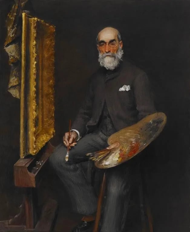 Porträt von Worthington Whittredge (1820–1910) – Gedenkseite