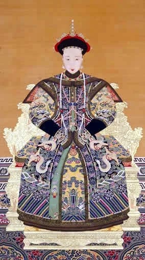 Porträt von Dowager Longyu (1868–1913) – Gedenkseite