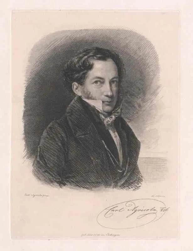Portrait of Karl Agricola (1779–1852) – memorial page